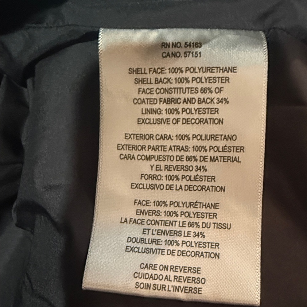 Levi's Classic Black Faux Leather Moto Jacket. Women’s Size Small - Picture 12 of 12